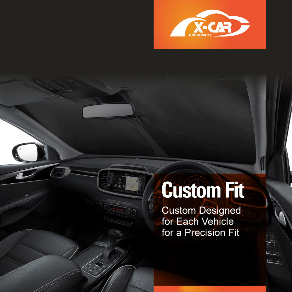 WindScreen Sun Shade for Kia Sorento 2009-2014 Blocks UV Rays Foldable Custom Wind Screen Sun Visor Protector