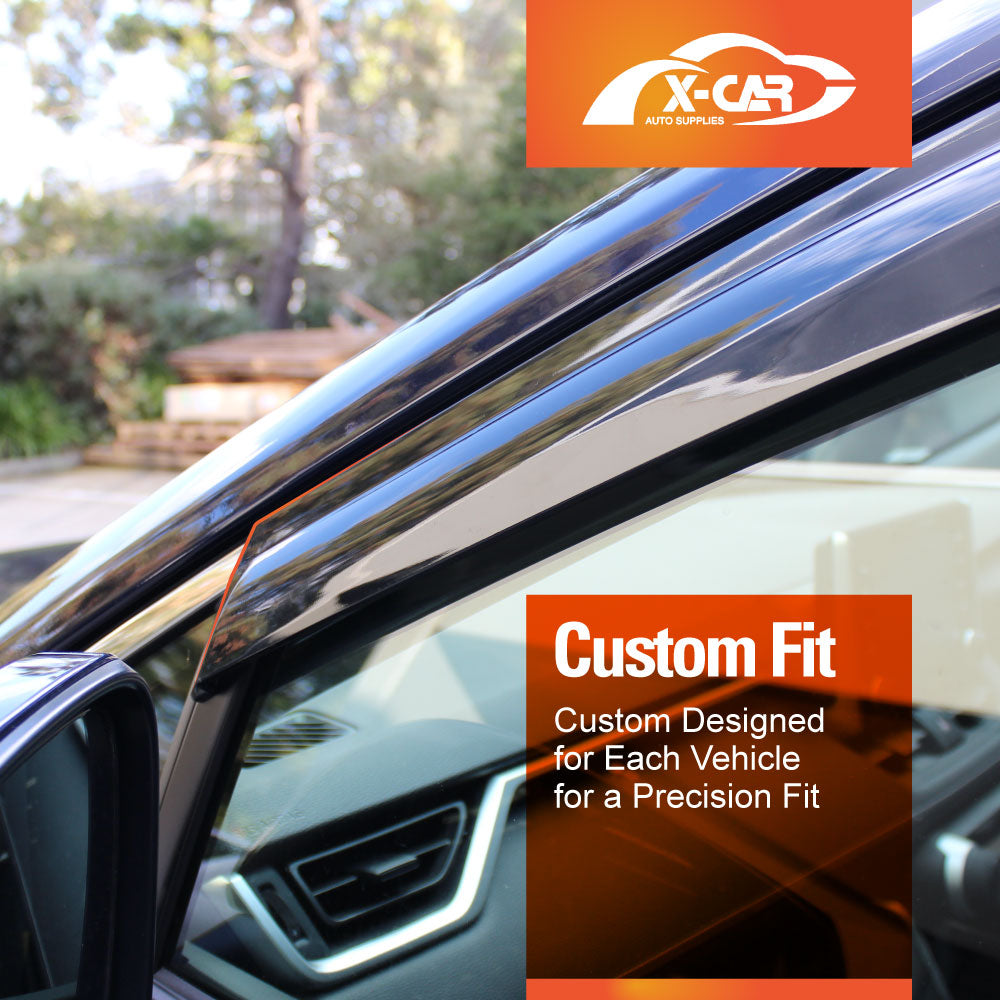 Weathershields for Toyota Rav4 RAV 4 2019-Onwards Car Weather Shields Wind Deflectors Window Sun Visor 4-Piece Set