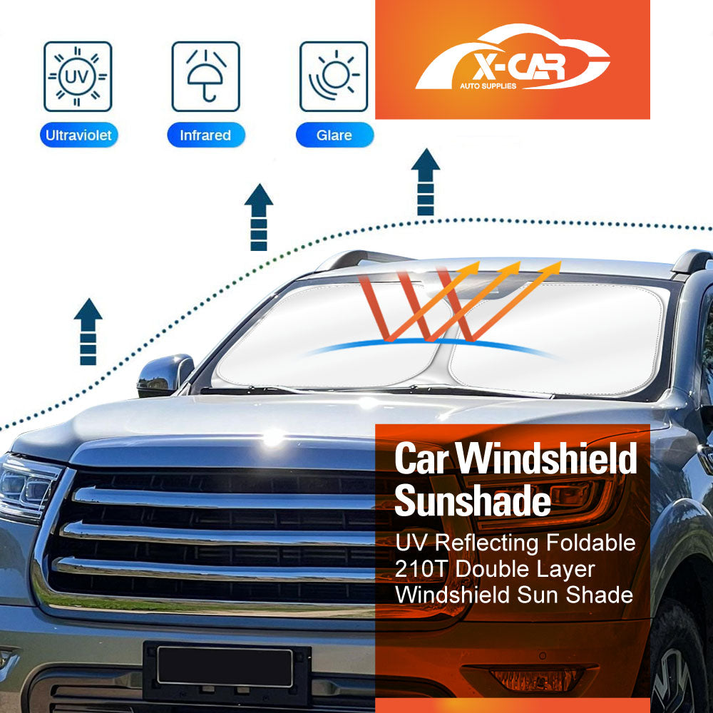 WindScreen Sun Shade for GWM Cannon-X/L 2021-2025 Blocks UV Rays Foldable Custom Wind Screen Sun Visor Protector