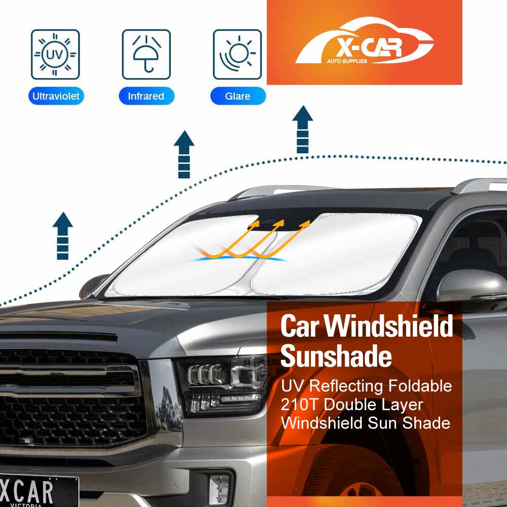 WindScreen Sun Shade for GWM Cannon Alpha 2024-2025 Blocks UV Rays Foldable Custom Wind Screen Sun Visor Protector