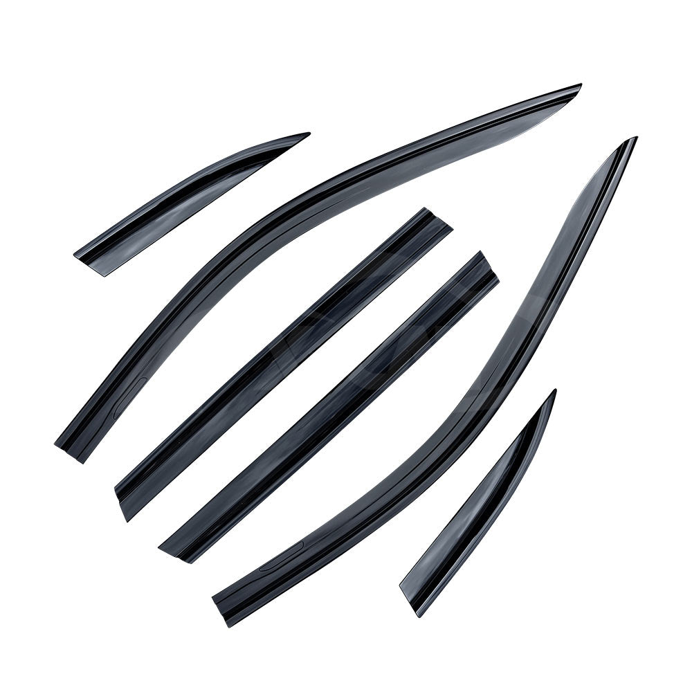 Weathershields for GWM Haval H6 2021-2025 Car Weather Shields Wind Deflectors Window Sun Visor 6-Piece Set