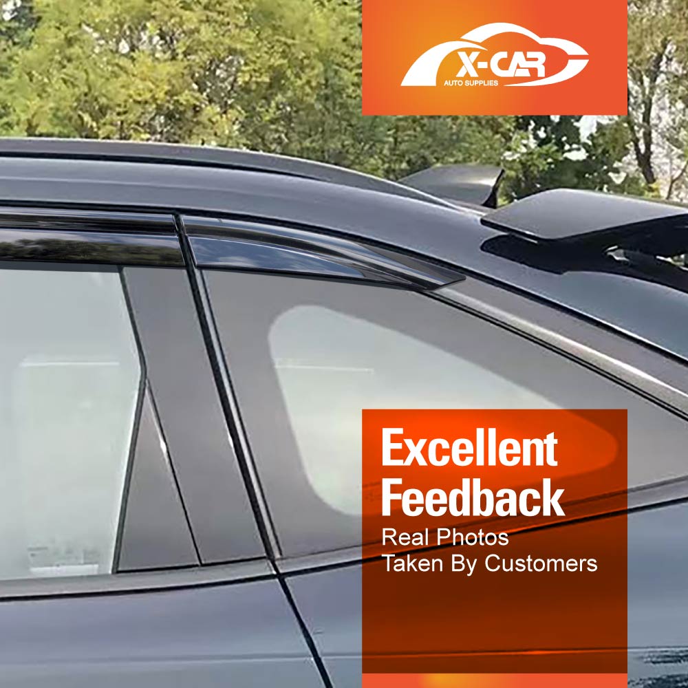Weathershields for GWM Haval H6GT 2022-2025 Car Weather Shields Wind Deflectors Window Sun Visor