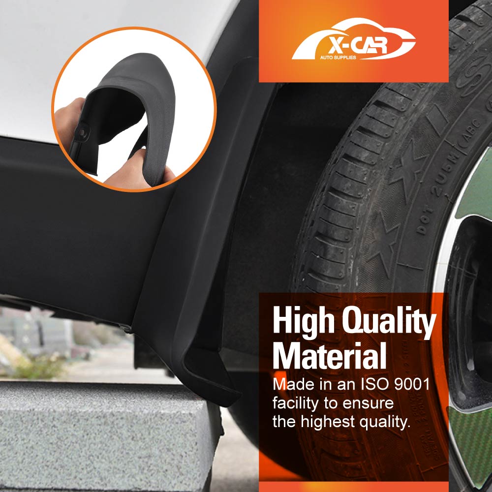 Suzuki Jimny 3-Door 2018-2025 Mud Flaps Splash Guards Mudguard Fender Front and Rear Set of 4