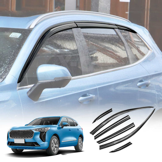 Weathershields for GWM Haval Jolion 2021-2024 Car Weather Shields Wind Deflectors Window Sun Visor 6 Pcs