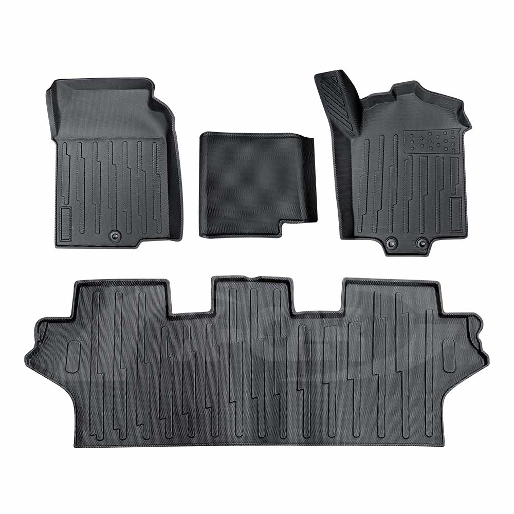 3D Floor Mats for Toyota HiAce Van 2019-2025 Heavy Duty All Weather Car Mat Floor Liner Full Set Carpet