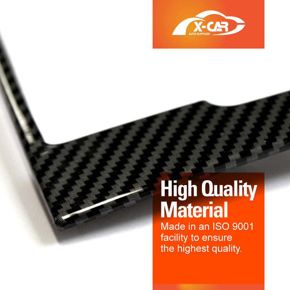 Center Console Gear Shift Cover for Mazda 3 BP 2019-2025 Carbon Fiber Style Frame Trim Protector