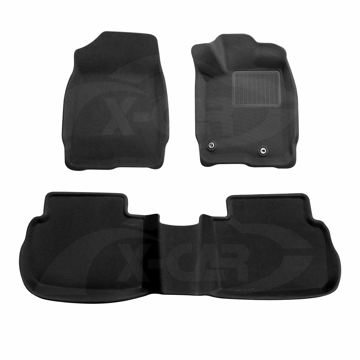 3D Floor Mats for Honda Civic 11th 2021-2024 Heavy Duty All Weather Car Mats Carpet Liner Set