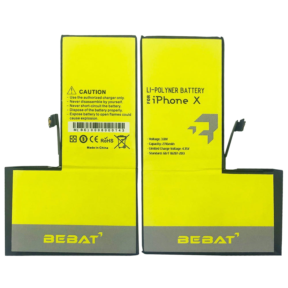 Replacement 2716mAh Li-ion Battery for Apple iPhone X