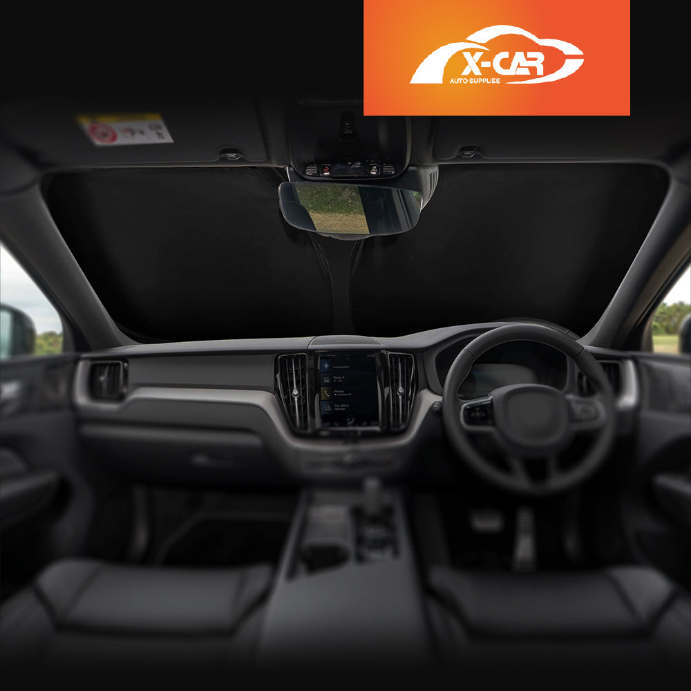 WindScreen Sun Shade for Volvo XC60 2017-Onwards Blocks UV Rays Sun Visor Protector Foldable Sunshade
