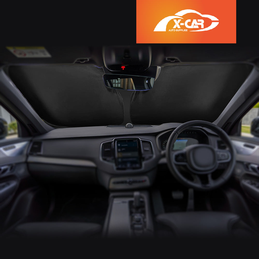 WindScreen Sun Shade for Volvo XC90 2015-Onwards Blocks UV Rays Sun Visor Protector Foldable Sunshade