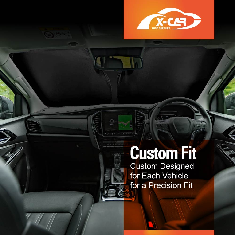 WindScreen Sun Shade for Isuzu MU-X MUX 2022-2025 Blocks UV Rays Foldable Custom Wind Screen Sun Visor Protector