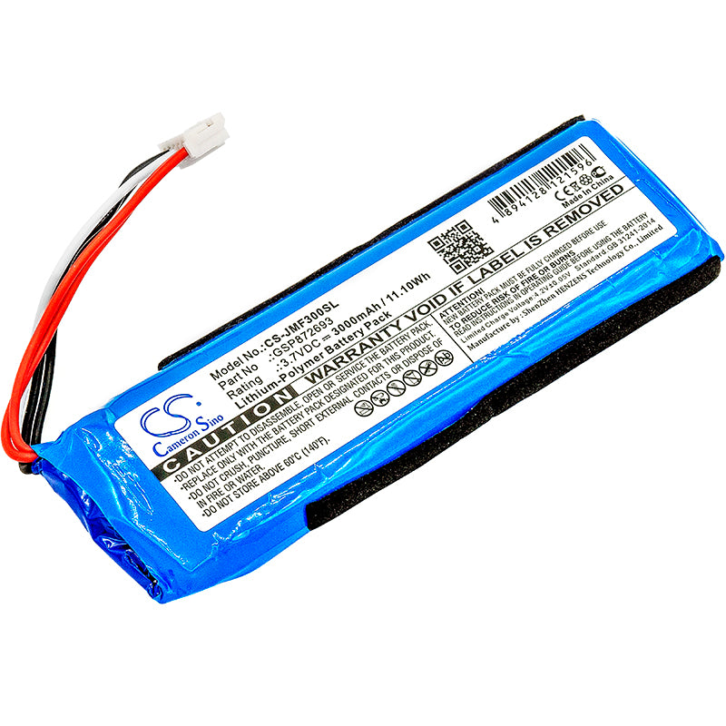 JBL Flip 3 Portable Bluetooth Speaker Replacement Battery, Part # GSP872693 P763098 03