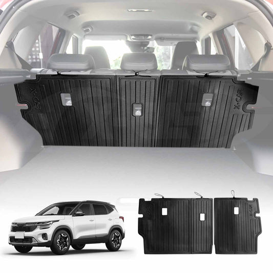 Back Seat Protector for Kia Seltos 2019-Onwards Heavy Duty Car Seats Kick Mats Cover