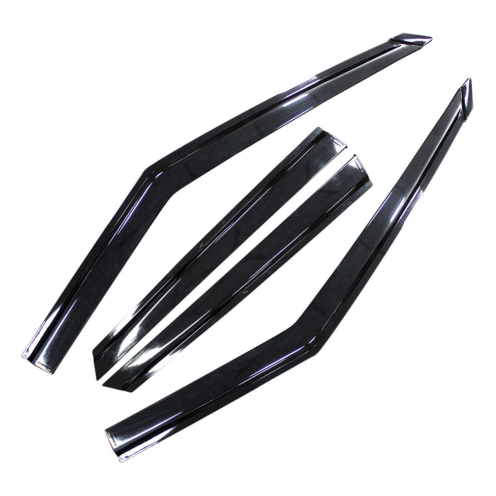 Weathershields for Kia Seltos 2019-Onwards Car Weather Shields Wind Deflectors Window Sun Visor 4-Piece Set