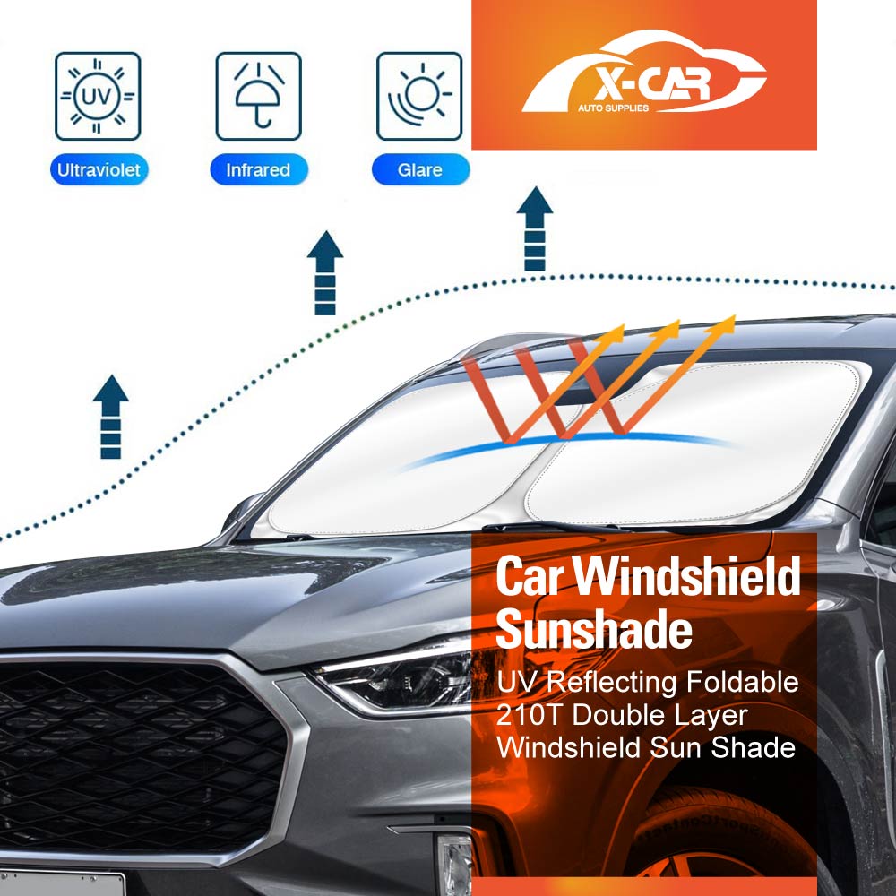 WindScreen Sun Shade for LDV D90 2017-2024 Blocks UV Rays Foldable Custom Wind Screen Sun Visor Protector