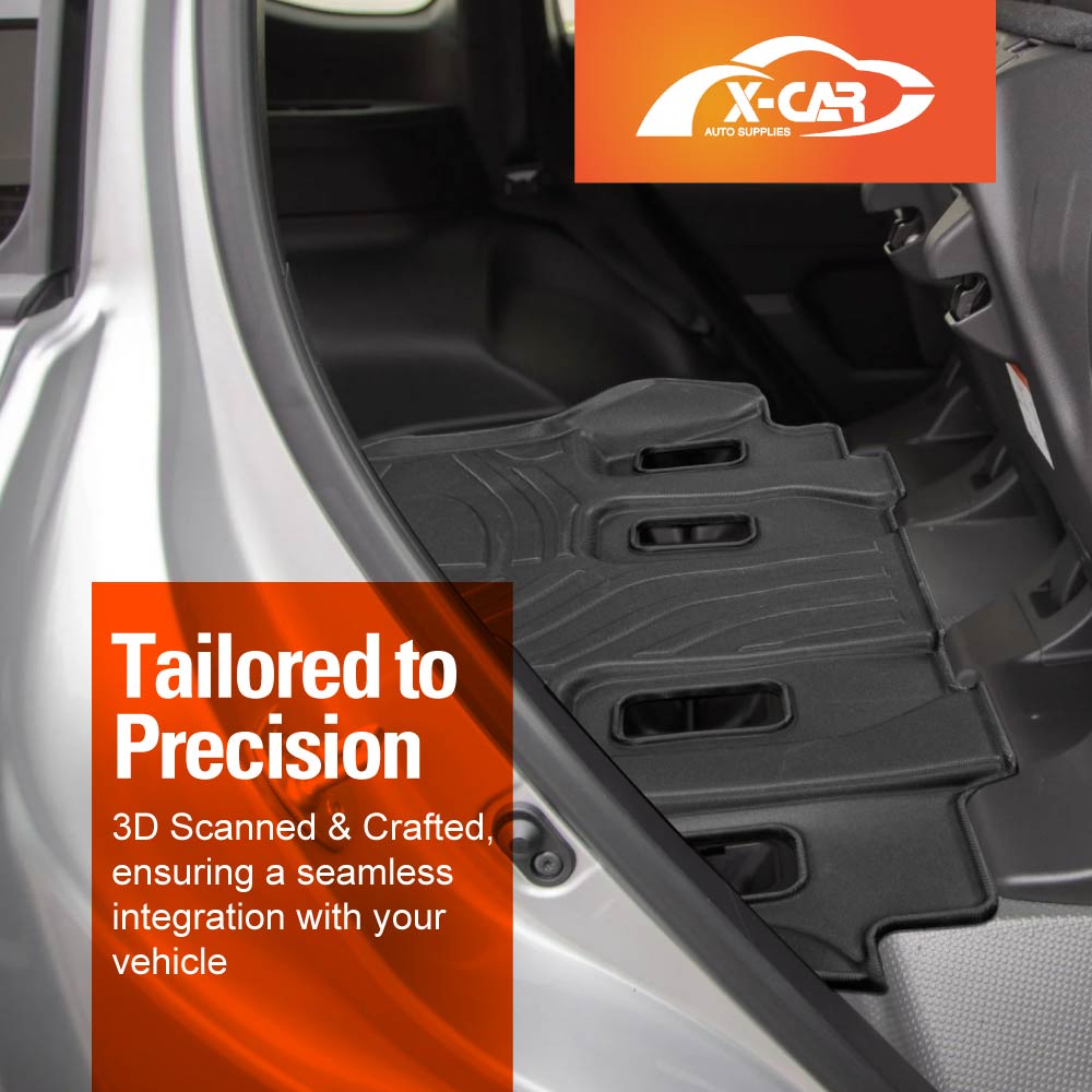 3D Heavy Duty All Weather Car Mat Floor Liner Third Row Seat for Lexus LX Series LX500d LX600 2021-2025