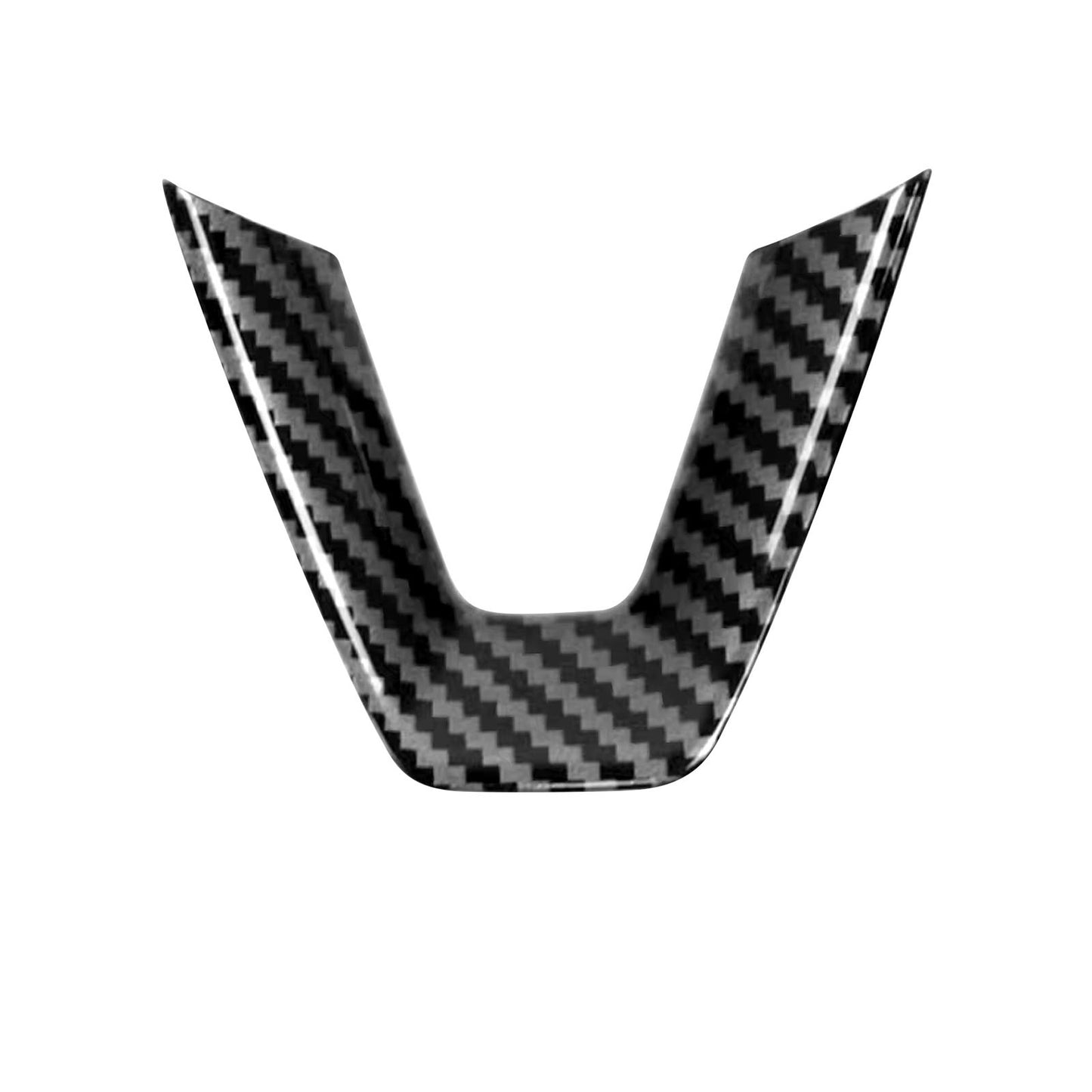 Car Steering Wheel Cover Trim forTesla Model 3 Highland 2023-2025 Car Interior Protection Accessories Carbon Fibre Style