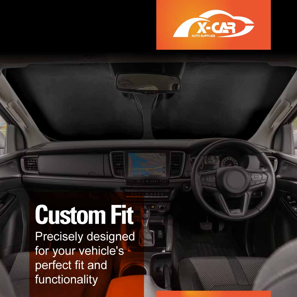 WindScreen Sun Shade for Mazda BT-50 BT50 Dual Cab 2020-2025 TF Series Blocks UV Rays Foldable Custom Wind Screen Sun Visor Protector