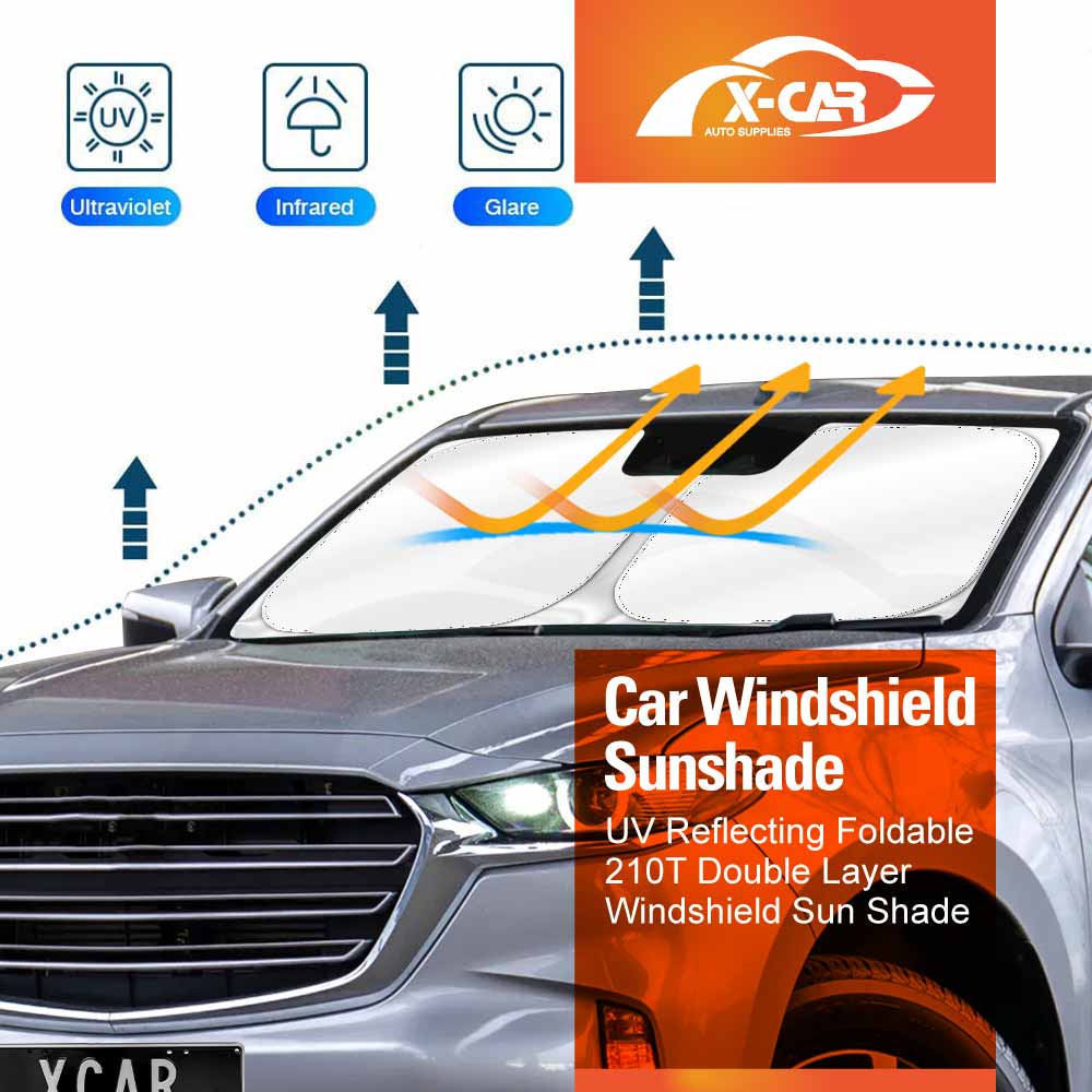 WindScreen Sun Shade for Mazda BT-50 BT50 Dual Cab 2020-2025 TF Series Blocks UV Rays Foldable Custom Wind Screen Sun Visor Protector