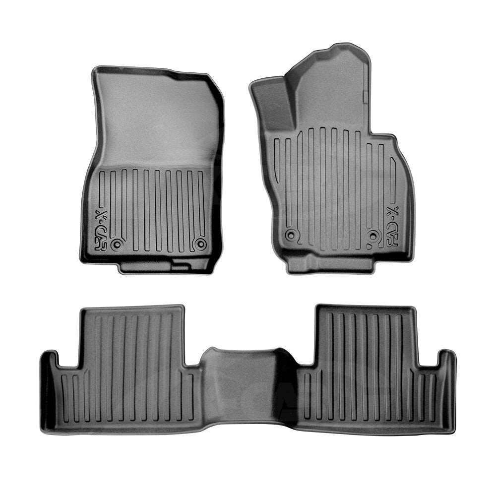 3D Floor Mats for Mazda CX-60 CX60 2023-Onwards Heavy Duty All Weather Floor Liner Complete Set Front Rear 2 Row Seat