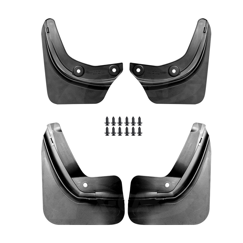 Tesla Model 3 Mud Flaps Splash Guards Mudguard Fender Front and Rear Set of 4