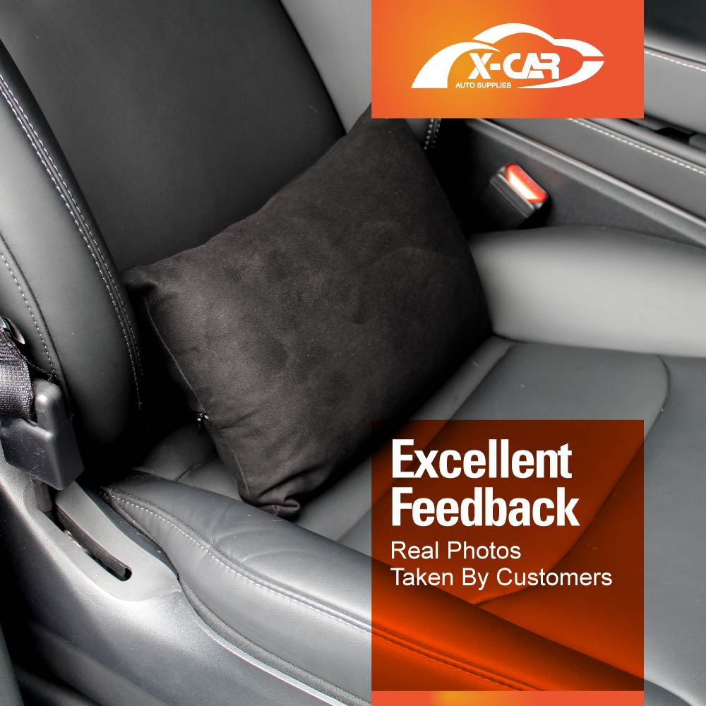 Black Waist Support Pillow for Tesla Model 3 Highland 2023-2025 Car Seat Lumbar Rest Pad Cushion Accessories