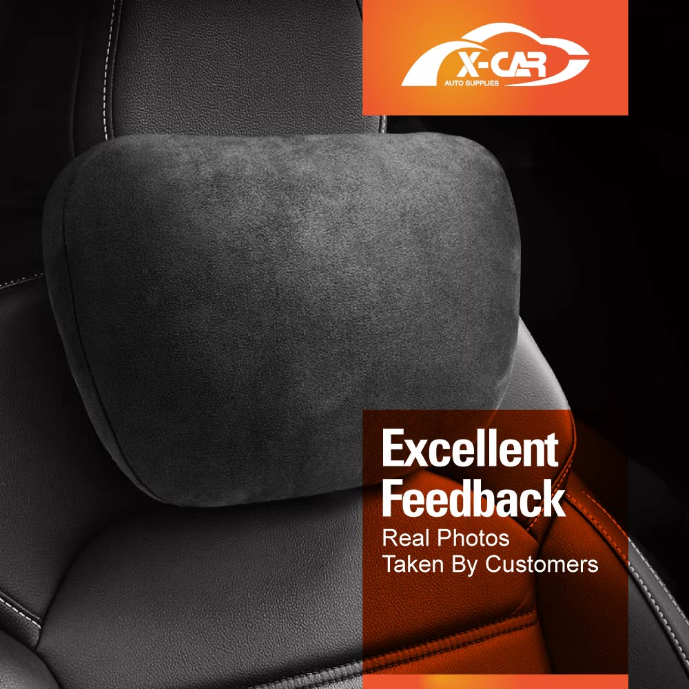 Black Headrest Pillow for Tesla Model 3 Highland 2023-2025 Car Seat Neck Support Cushion Accessories