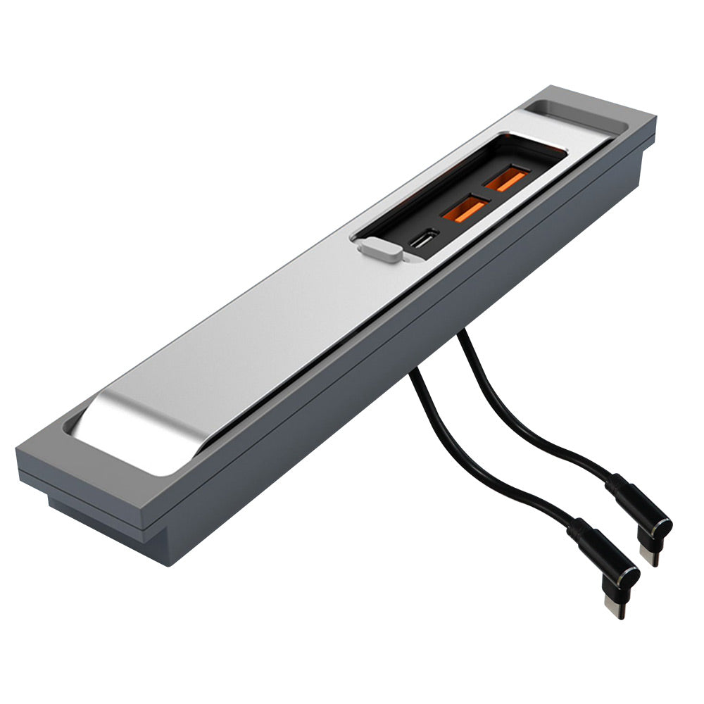 Tesla Model 3 2017-2023 and Model Y 2021-2025 USB Hub Type-C Fast Charging Adapter USB-C Docking Station Accessories