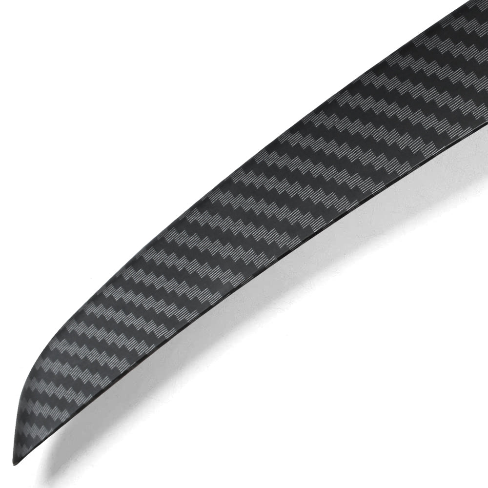 Matt Carbon Fiber Style Spoiler for Tesla Model Y 2022-2025 Rear Trunk Wing Lip Tail Performance Style