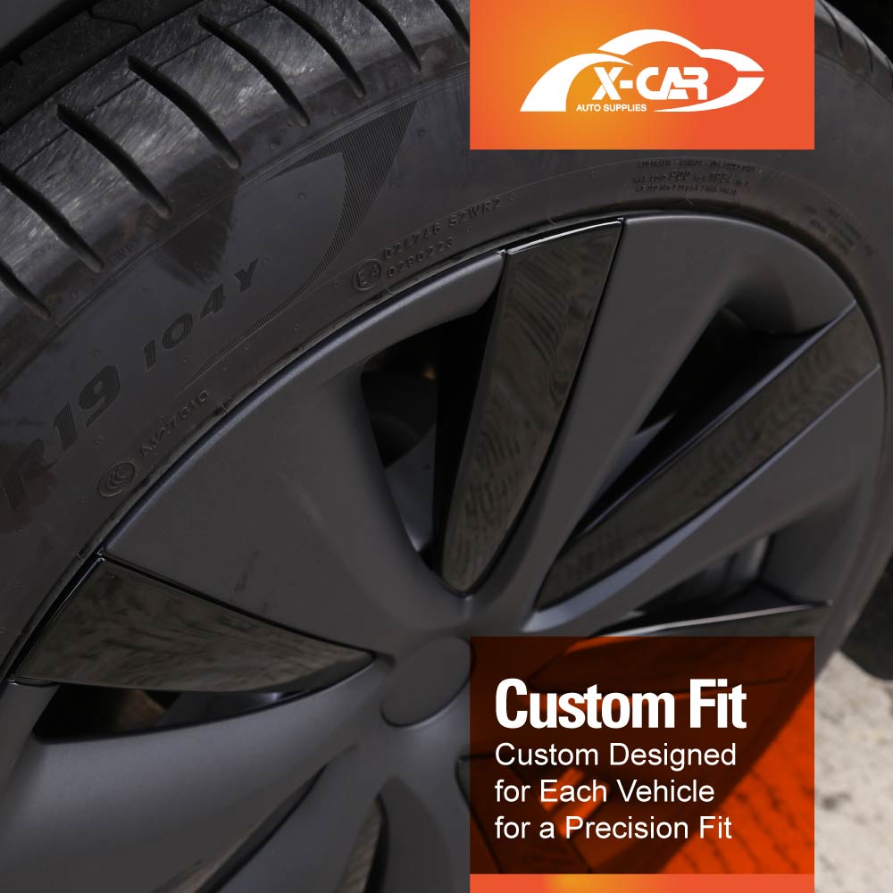 Tesla Model Y 2022-2025 Wheel Protector Cover Hub Caps 19 Inch Rim S Plaid Exterior Accessories (Set of 4)