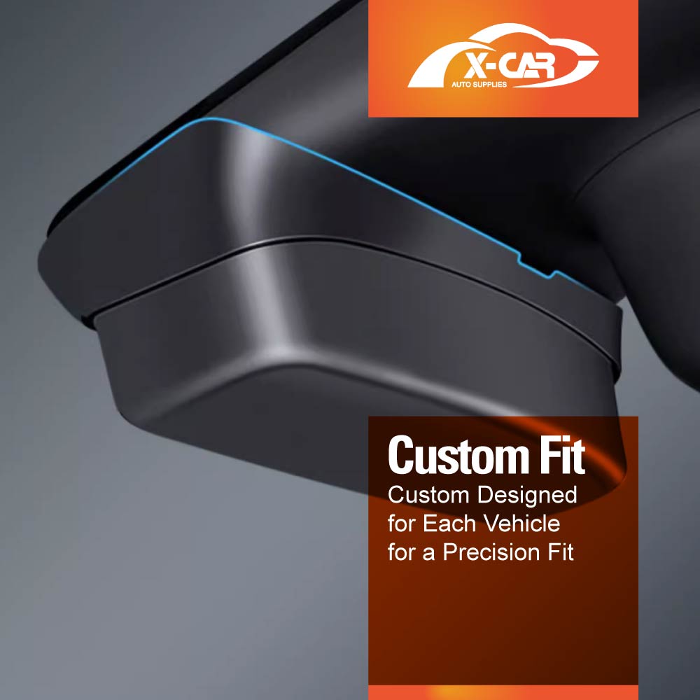 Tesla Model Y 2022-2025 Sun-glass Holder Car Glasses Case Box Flocking Lining Shockproof Organizer Accessories