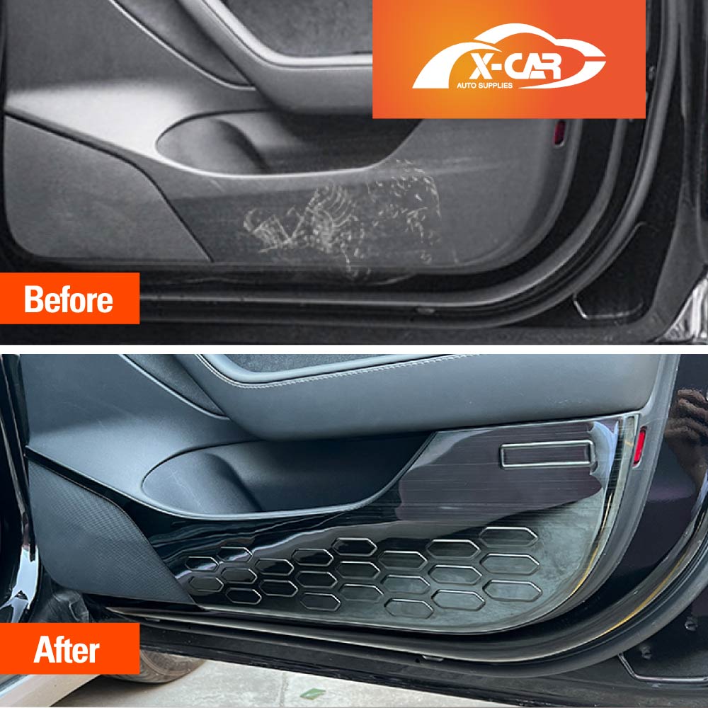 Anti Kick Protection For Tesla Model Y 2022-2025 Steel Car Door Protective Side Edge Protector Cover Panel Guard