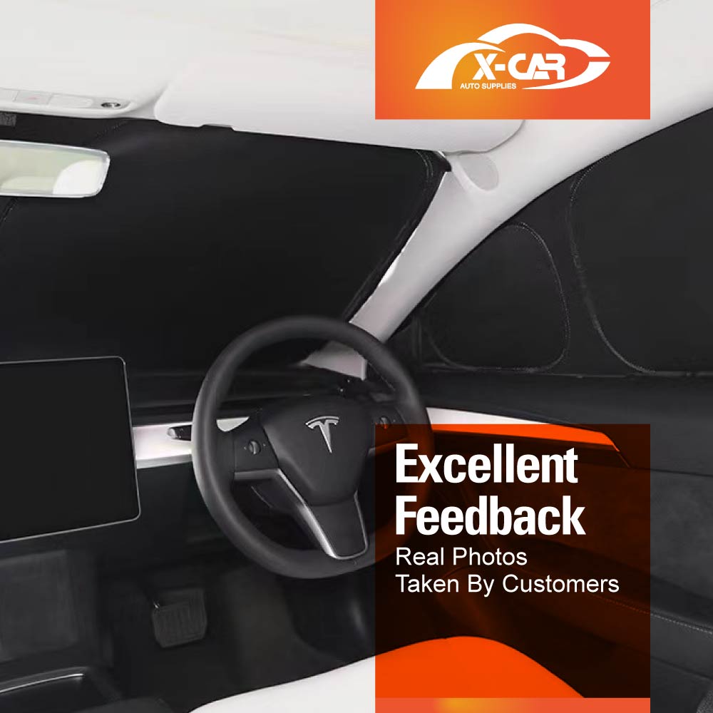 Tesla Model Y 2022-2025 Sunshade Side Rear Windows Windshield Sun Shades Reflective Covers Sunproof UV Rays Camping Privacy Protection Blocker