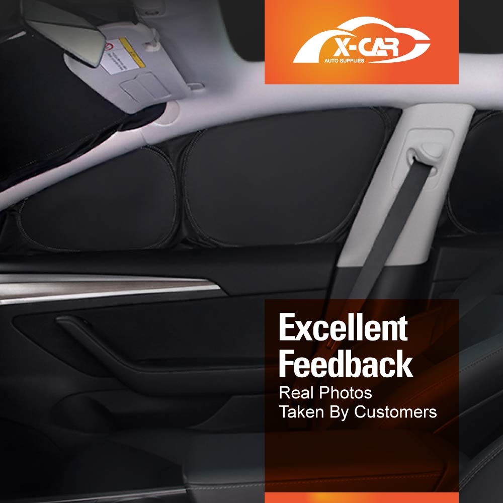 Tesla Model Y 2022-2025 Sunshade Side Rear Windows Windshield Sun Shades Reflective Covers Sunproof UV Rays Camping Privacy Protection Blocker