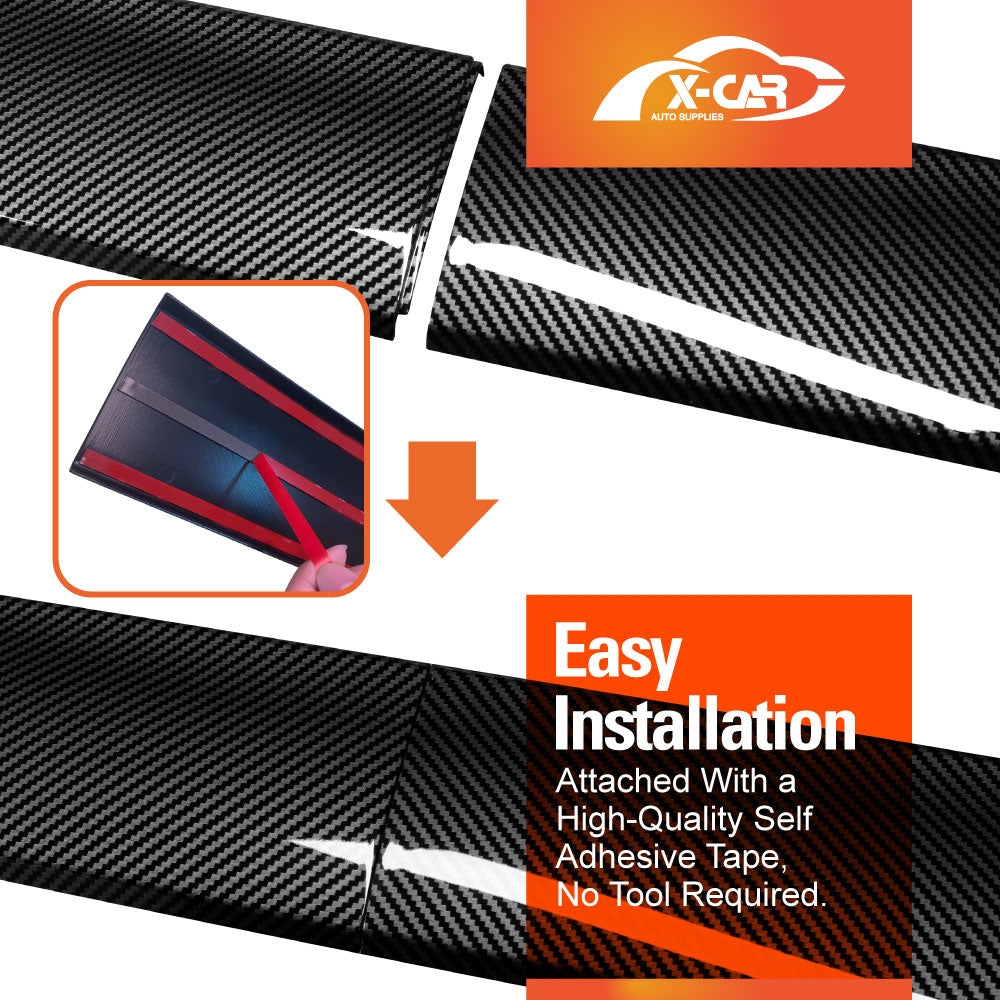 Tesla Model 3 2017-2023 and Model Y 2021-2025 Dashboard Cover Carbon Fiber Style Dash Cover Wrap Cap Trim Panel