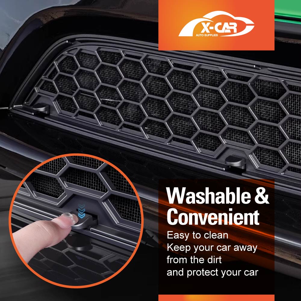 Tesla Model 3 Highland 2023-2025 Car Front Air Flow Vent Inlet Intake Grill Mesh Grille Grid Protection Cover Leaves Insect Guard
