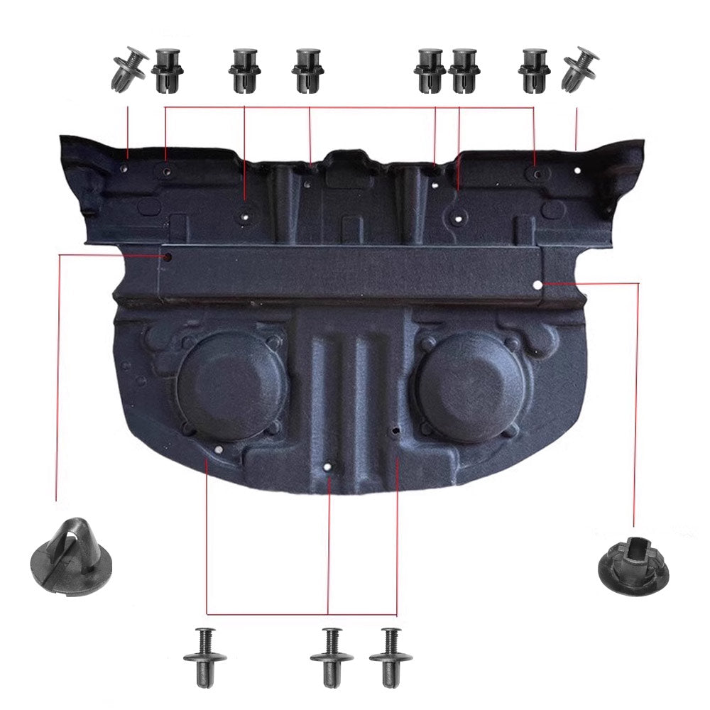 Rear Trunk Soundproof Cotton Mat Cover for Tesla Model 3 Highland 2023-2025 Noise Reduce Sound Deadener Material
