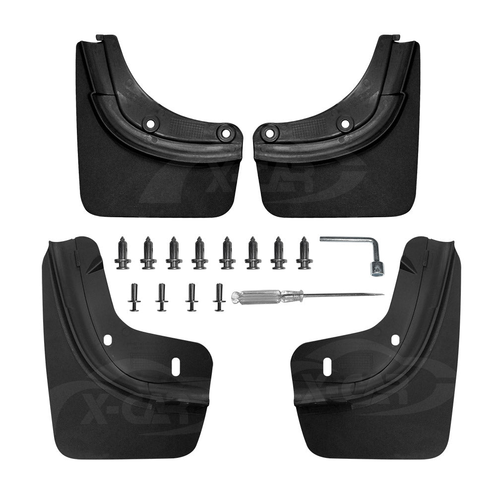 Mud Flaps Splash Guards for Tesla Model Y Juniper 2025-Onwards Long Edge Mudguard Fender Front and Rear Set of 4