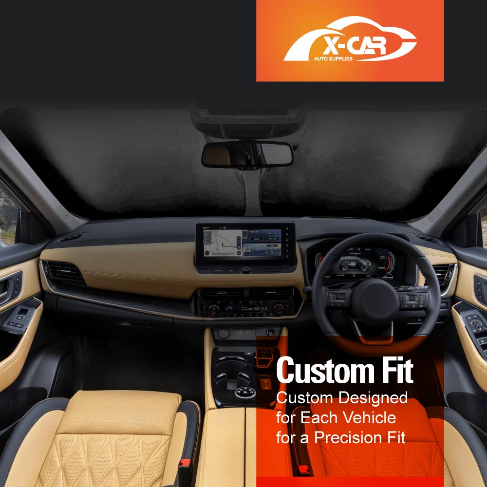 WindScreen Sun Shade for Nissan X-trail Xtrail T33 2022-Onwards Blocks UV Rays Foldable Custom Wind Screen Sun Visor Protector