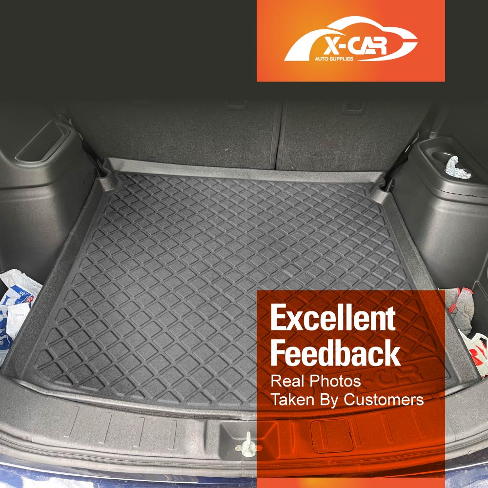 3D Moulded Heavy Duty Waterproof Cargo Rubber Mat Boot Liner Fit for Mitsubishi Outlander SUV 2012-2021