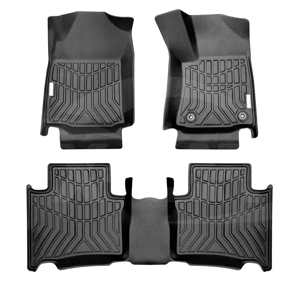 3D Floor Mats for Toyota Fortuner 2015-2025 Heavy Duty All Weather Car Mats Carpet Liner Set
