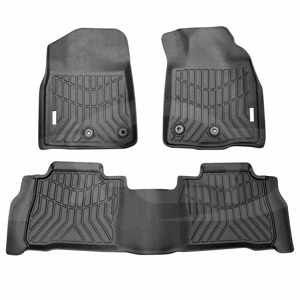 3D Floor Mats for Toyota LandCruiser 200 LC200 Series 2007-2021 Heavy Duty All Weather Car Waterproof Interior Protection Liner Set