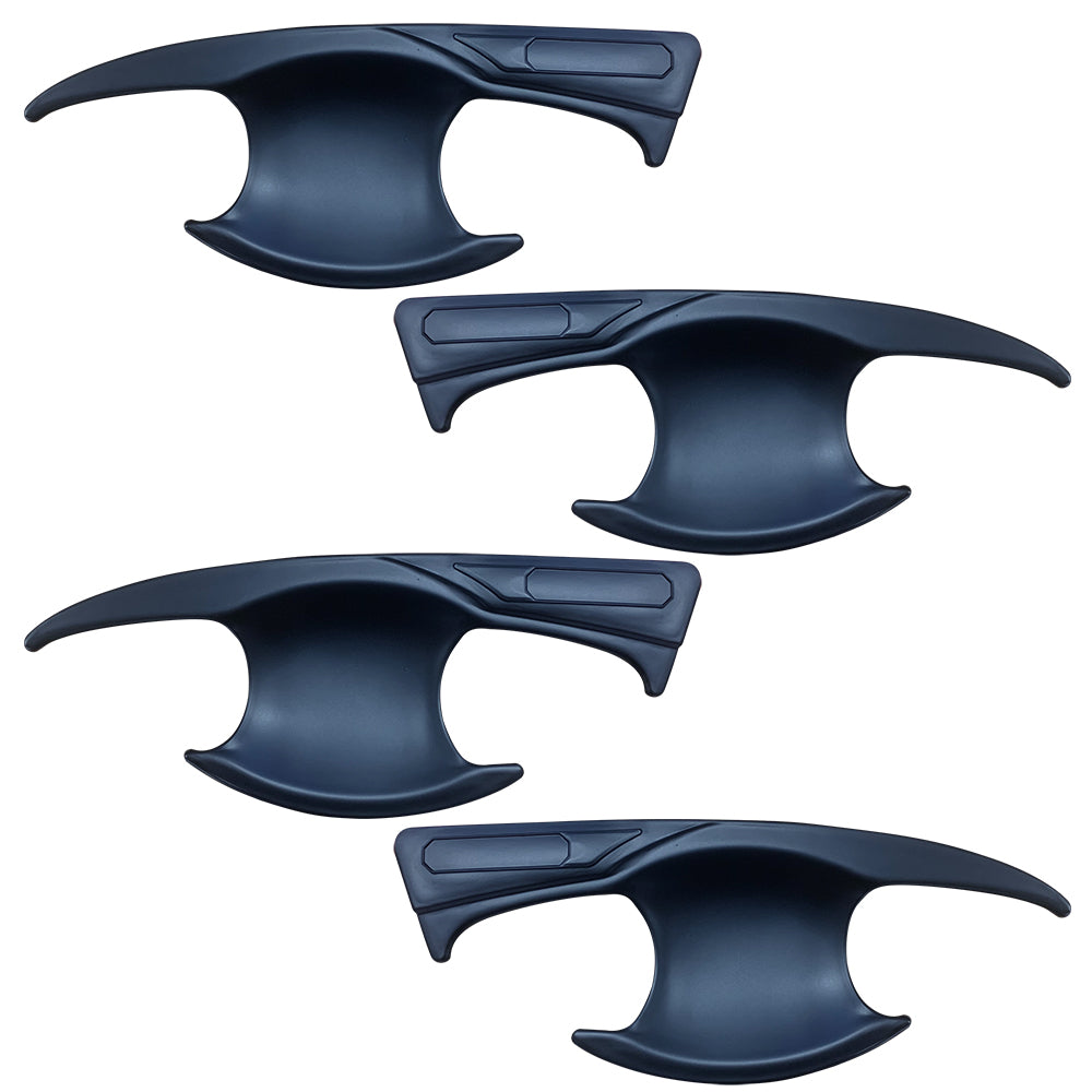 Door Handles Bowl Inserts Cover for Toyota Hilux 2015-2025 Matt Black Protector