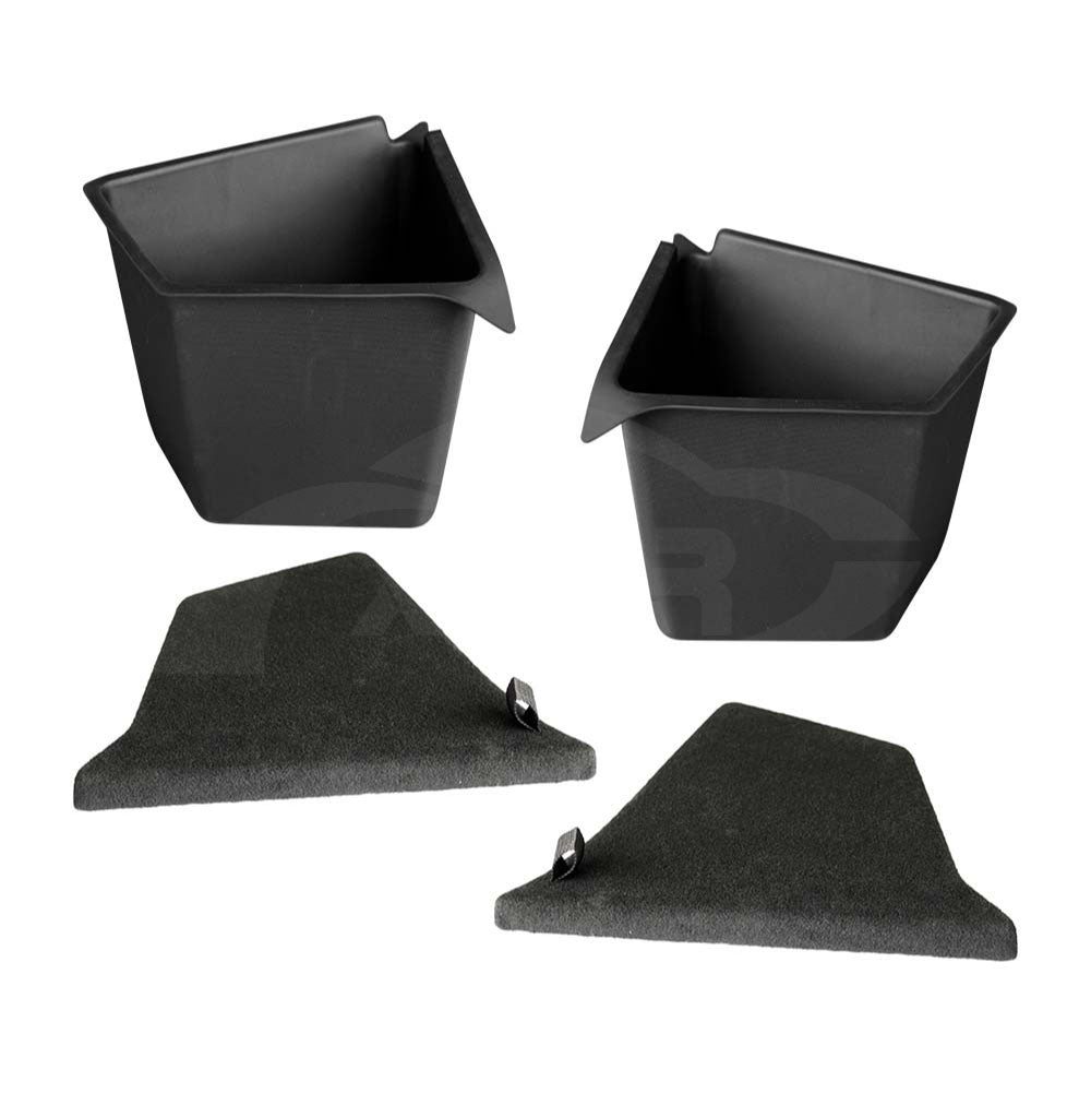 Tesla Model Y 2022-2025 Car Rear Trunk Storage Box Trunk Organizer Side Packets Tray Bins