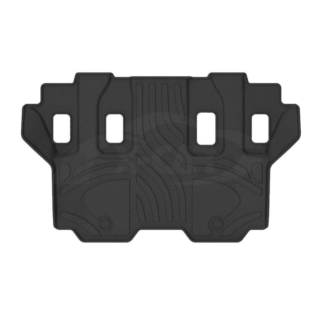 3D Third Row Floor Mat for Toyota Landcruiser 300 LC300 2021-Onwards Heavy Duty All Weather Car Mats Liner