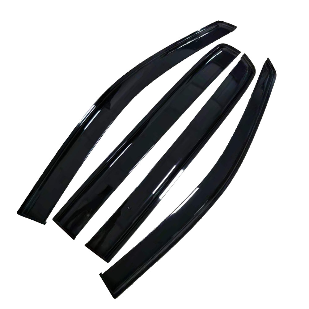 Weathershields for Ford Ranger Dual Cab 2011-2022 Car Weather Shields Wind Deflectors Window Sun Visor 4-Piece Set