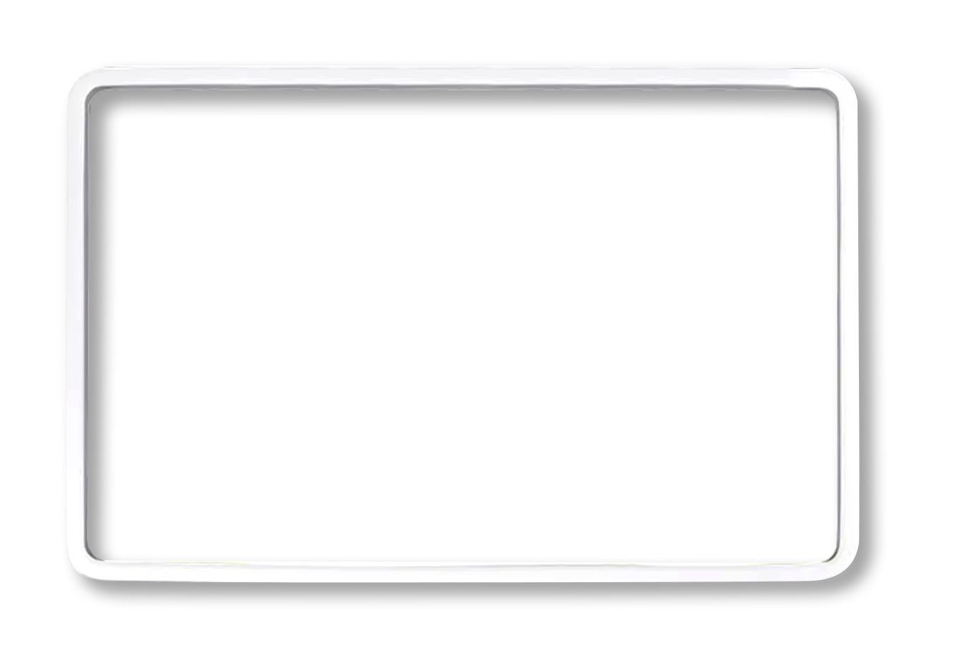 Tesla Model 3 2017-2023 and Model Y 2021-2025 Screen Protector Frame Protection Silicone Cover Case Accessories White