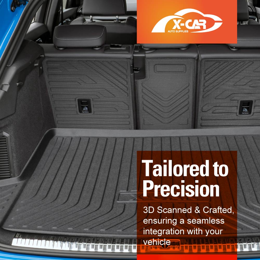 Boot Liner Back Seat Protector Combo for Audi Q3 RS Q3 2019-2025 Heavy Duty Car Kick Mats Cover Cargo