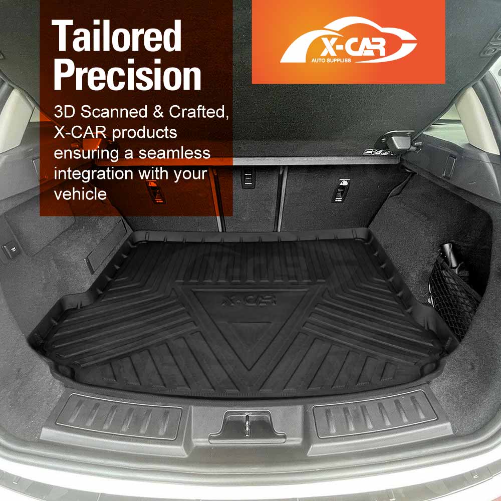 3D Floor Mats Boot Liner Set for Land Range Rover Evoque 2019-Onwards All Weather Heavy Duty Cargo Car Trunk Luggage Tray
