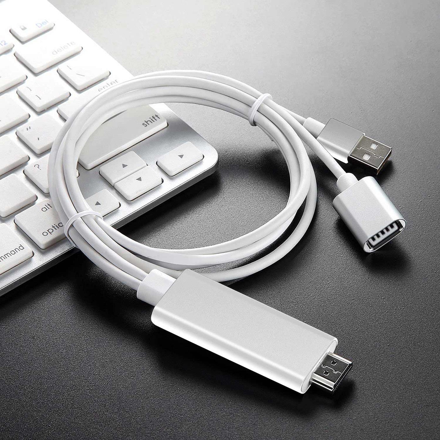 8 Pin Lightning to HDMI Digital AV Adapter Cable For iPhone X 8 7 6 iPad Air Pro